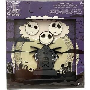 Disney Loungefly Nightmare Before Christmas Jack Pin Multiple Faces Magnet